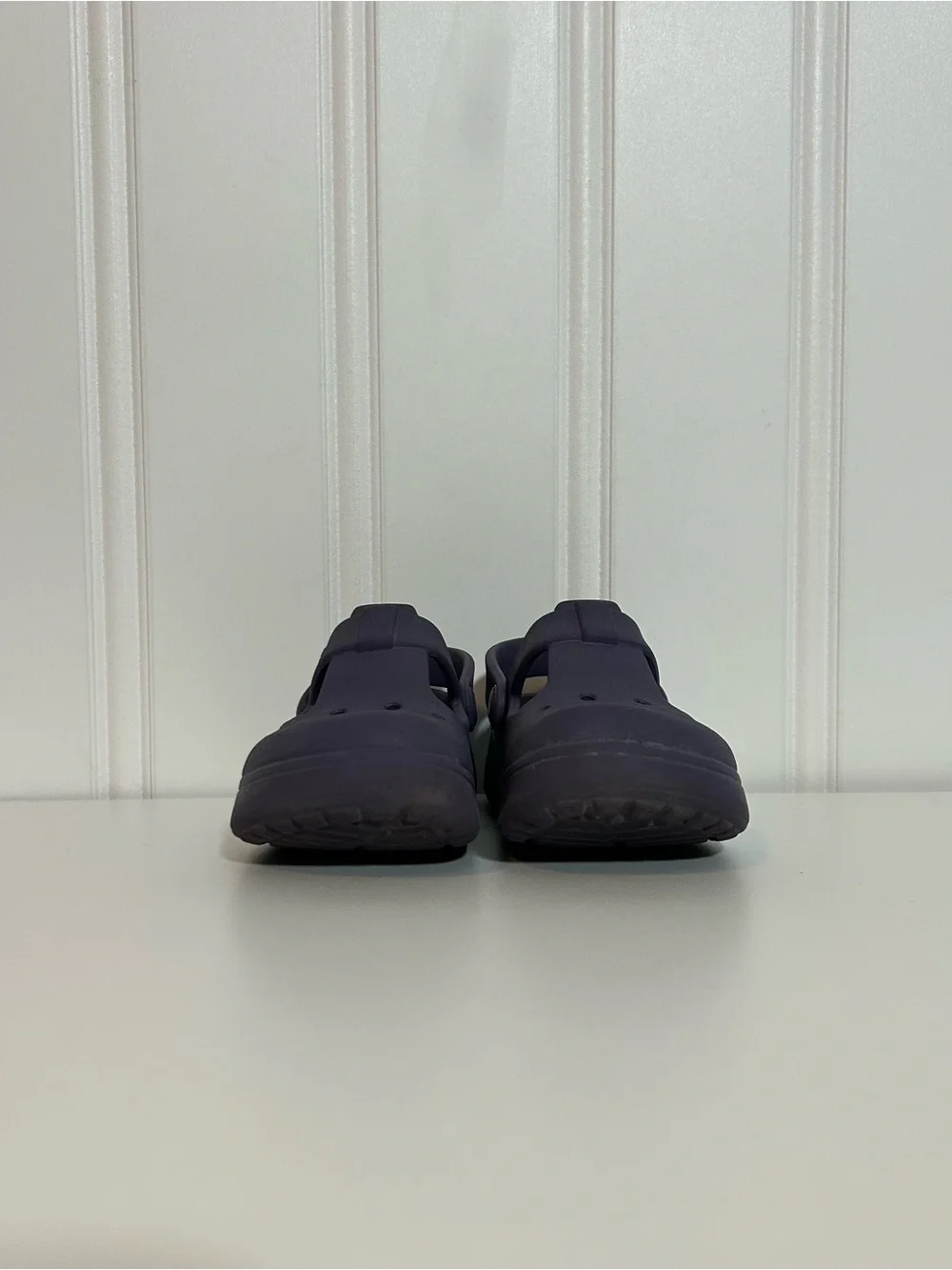 Crocs Maryjane Kids Dark Purple Clog Sandals - Crocs Style